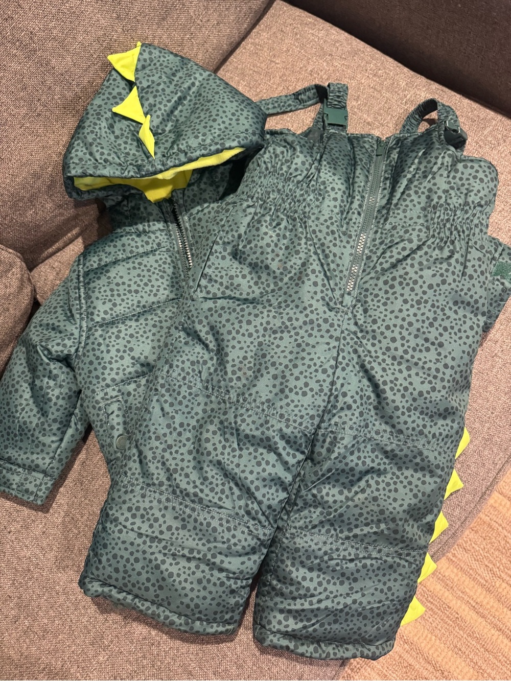 Carter’s 24M Dinosaur Snow Set Puffer Jacket & Bib Snow Pants